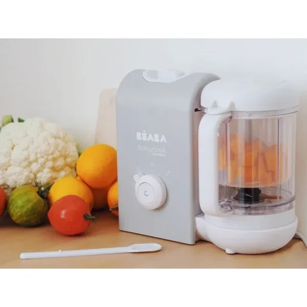 Пароварка - блендер Beaba Babycook Express сірий - Фото 5 Пароварка - блендер Beaba Babycook Express сірий - зображення 5