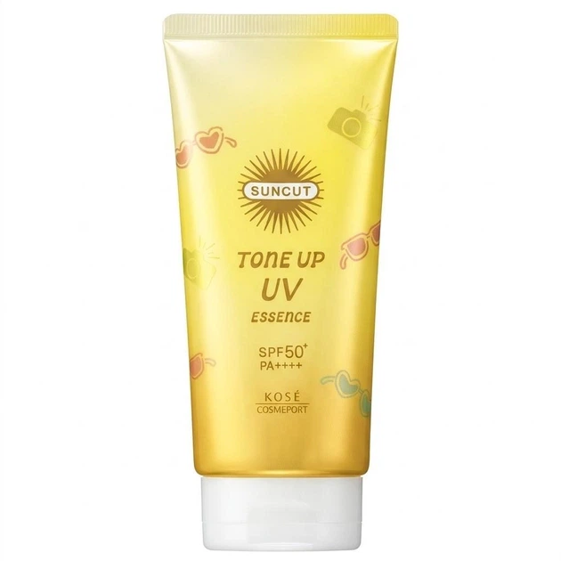 KOSE COSMEPORT солнцезащитная эссенция Tone Up UV Essence Lemon Yellow SPF50+ PA++++ (80 г) (02.kos.010.80) - Фото 1 KOSE COSMEPORT солнцезащитная эссенция Tone Up UV Essence Lemon Yellow SPF50+ PA++++ (80 г) (02.kos.010.80) - изображение 1