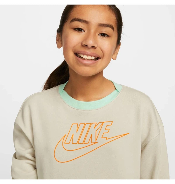 Детский свитшот Nike U Flyease Play Crew M Бежевый DM8539-072 - изображение 3