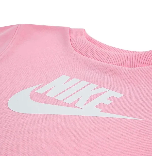 Детский свитшот Nike French Terry Crew Pink 5 Розовый 36L597-A0W - Фото 2 Детский свитшот Nike French Terry Crew Pink 5 Розовый 36L597-A0W - изображение 2