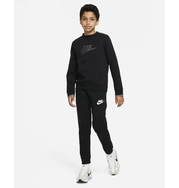 Детский свитшот Nike Sweatshirt Child Sportswear Amplify S Черный DQ8819-010 - изображение 6