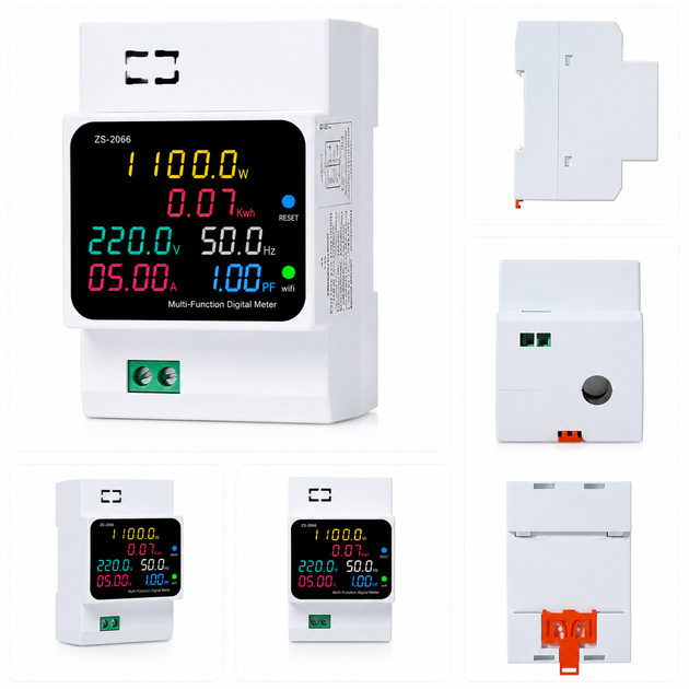 Счетчик ZS-2066 Wi-Fi 100А на DIN-рейку - изображение 3