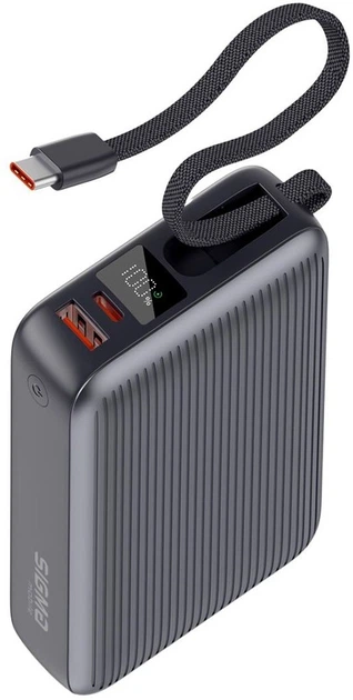 УМБ Sigma X-power SI20A5QLX 20000mAh 45W Grey (4827798987612) - Фото 4 УМБ Sigma X-power SI20A5QLX 20000mAh 45W Grey (4827798987612) - зображення 4