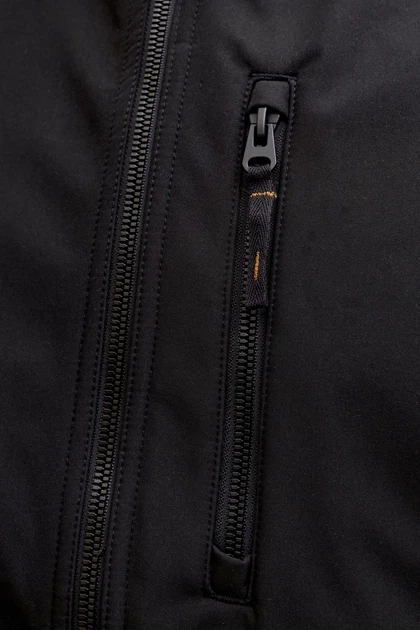 Куртка з високим коміром-стійкою Jack&Jones чорна 4XL (100384-black-13135) - Фото 3 Куртка з високим коміром-стійкою Jack&Jones чорна 4XL (100384-black-13135) - изображение 3