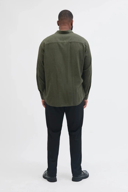 Сорочка Jack&Jones темно-зелена 7XL (400155-dark-green-13684) - изображение 5