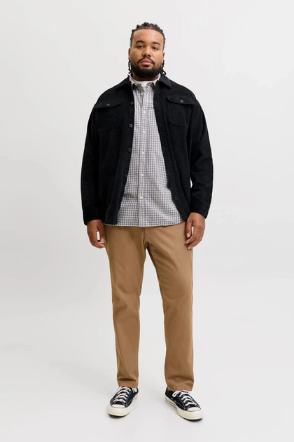 Куртка-сорочка Jack&Jones чорна 8XL (100386-black-13158) - изображение 3
