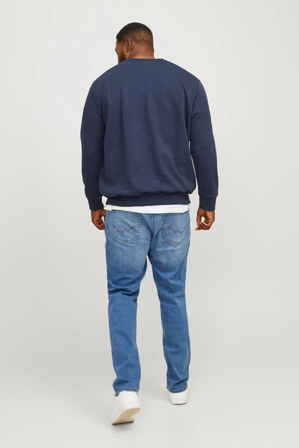 Світшот Regular Fit Jack&Jones синій 6XL (sw-jj-004-blue-2304) - изображение 7