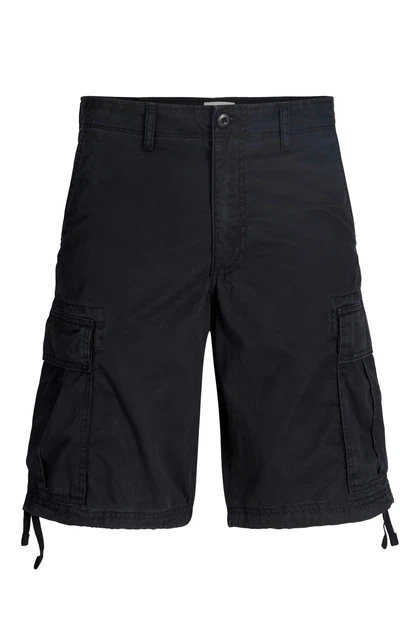 Шорти карго Jack&Jones чорні 44 (700375-black-12216) - Фото 1 Шорти карго Jack&Jones чорні 44 (700375-black-12216) - изображение 1