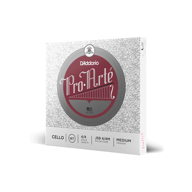 Струни для віолончелі D'Addario PRO-ARTÉ CELLO STRING SET 4/4 Scale Medium Tension - Фото 2 Струни для віолончелі D'Addario PRO-ARTÉ CELLO STRING SET 4/4 Scale Medium Tension - зображення 2