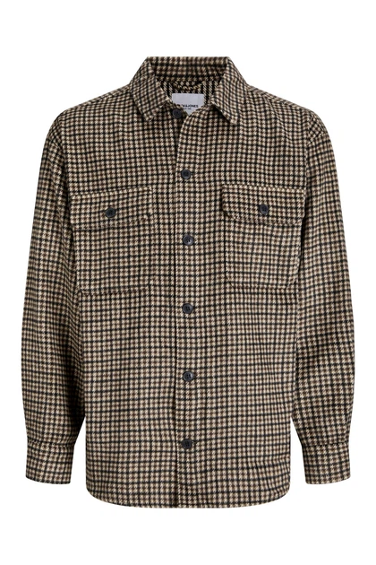 Сорочка Jack&Jones у дрібну клітинку коричнева 7XL (400131-12110) - изображение 2