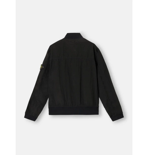 Куртка чоловіча Stone Island Bomber Nylon Metal Watro-Tc In Econyl L Чорний K1S154100019-S0020-V0029 - зображення 8