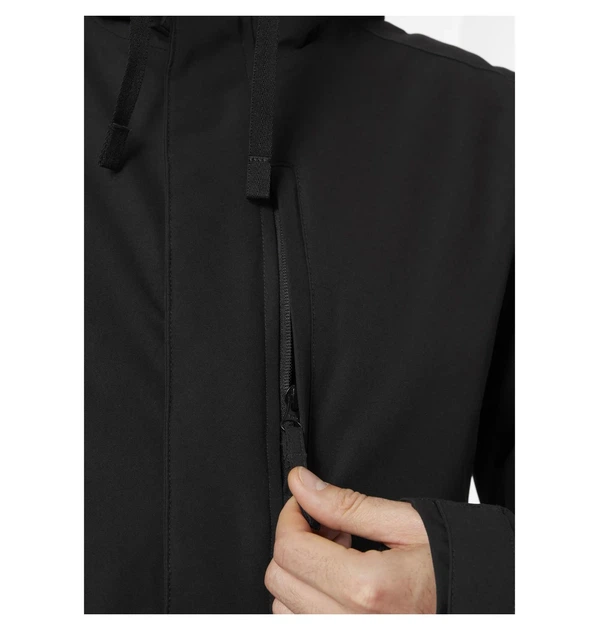 Куртка мужская Helly Hansen Mono Material Ins Rain Coat S Чорний 53644-990 - изображение 3