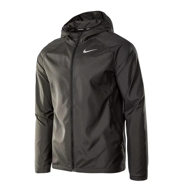 Вітровка чоловіча Nike Essential Running Hooded Black S Чорний BV4870-010 - зображення 3