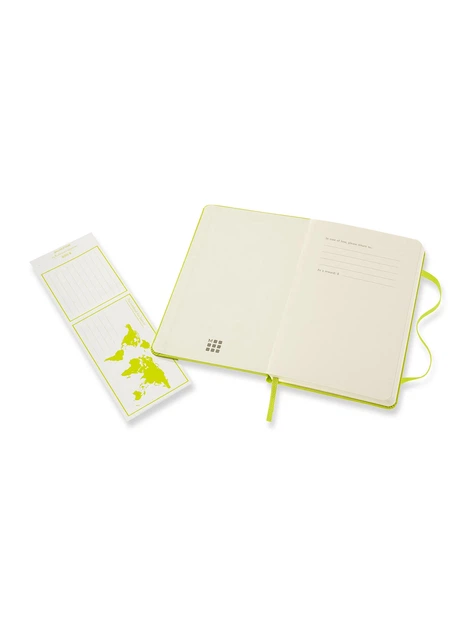 Записная книжка Moleskine Classic карманная, Нелинованная Лимонно-Зеленая (QP012C2) 8056420850864 - Фото 3 Записная книжка Moleskine Classic карманная, Нелинованная Лимонно-Зеленая (QP012C2) 8056420850864 - изображение 3