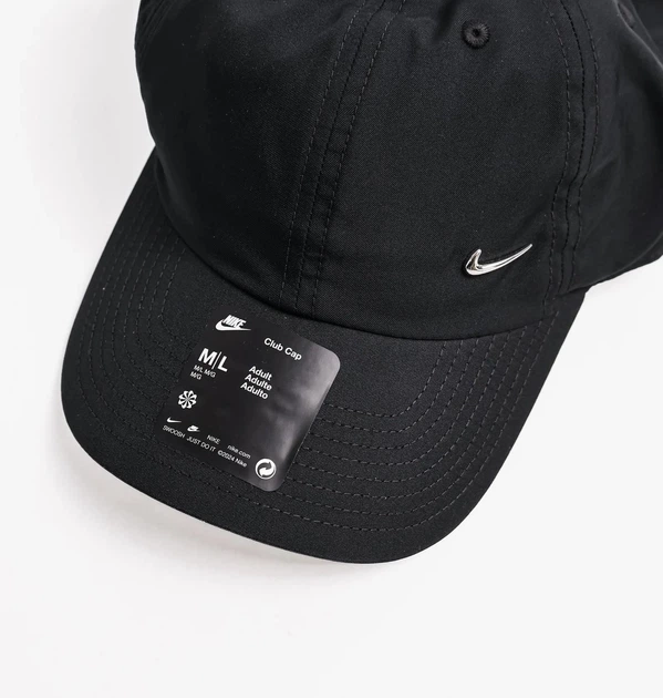 Кепка Nike Df Club Cap M Чорний FB5372-010 - Фото 3 Кепка Nike Df Club Cap M Чорний FB5372-010 - изображение 3