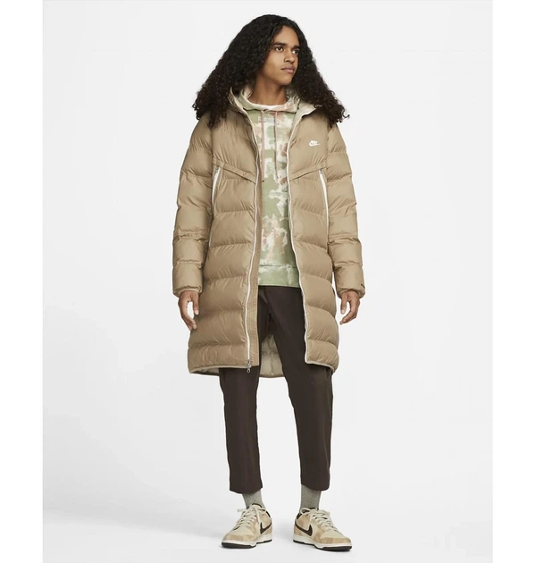 Куртка мужская Nike M Nk Sf Wr Pl-Fld Hd Parka M Бежевий DR9609-247 - Фото 9 Куртка мужская Nike M Nk Sf Wr Pl-Fld Hd Parka M Бежевий DR9609-247 - изображение 9