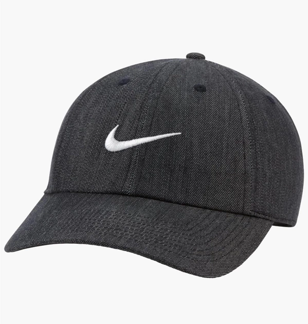 Кепка Nike U Nsw H86 Swoosh Denim Cap ONE SIZE DJ6220-010 - Фото 1 Кепка Nike U Nsw H86 Swoosh Denim Cap ONE SIZE DJ6220-010 - зображення 1