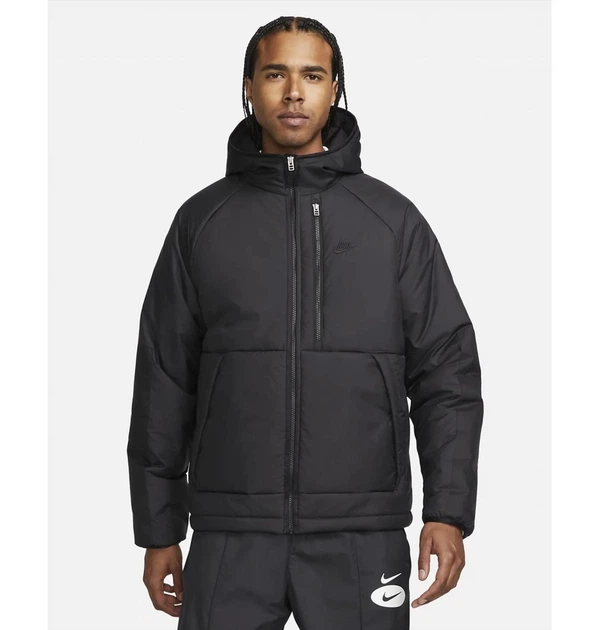 Куртка чоловіча Nike Nsw Tf Rpl Legacy Hd Jkt XL Чорний DD6857-011 - зображення 4