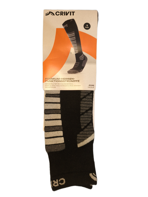 Мужские зимние лыжные термоноски Chaussettes Techniques D`hiver Homme Crivit Premium 41-42р 1 пара - изображение 2