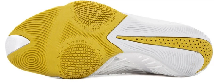 Обувь для бокса Nike Hyperko 3 белая, золотистая 45.5 (11.5US) 29.5 см - изображение 2