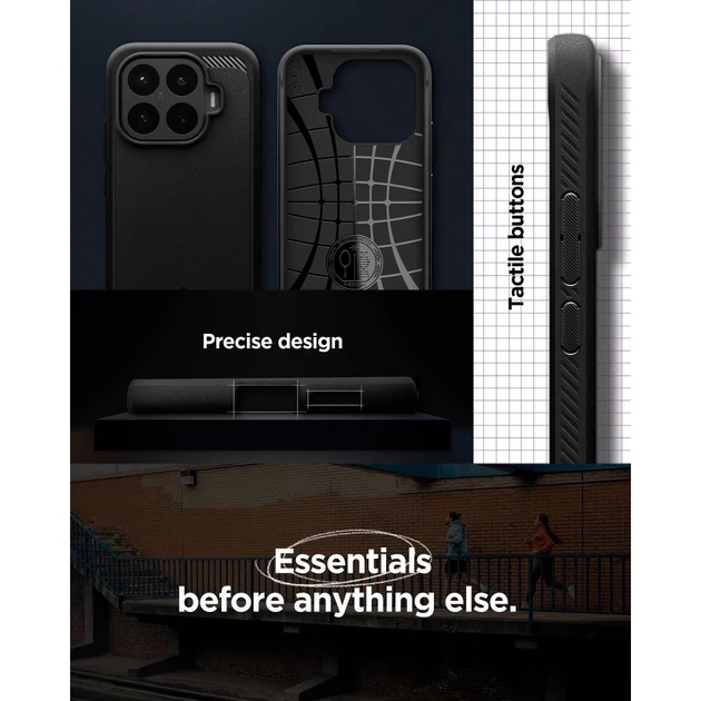 Чехол Spigen Rugged Armor для Xiaomi 17T Pro Black (ACS11869) - Фото 11 Чехол Spigen Rugged Armor для Xiaomi 17T Pro Black (ACS11869) - изображение 11