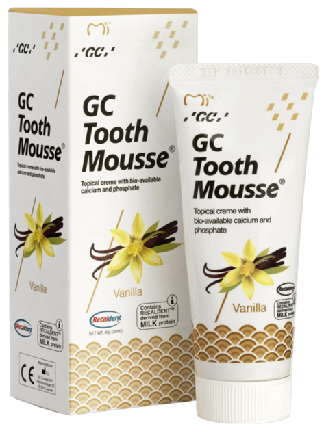 Krem do zębów GC Tooth Mousse Vanilla z ksylitolem 35 ml (2800011949279) - Zdjęcie 1 Krem do zębów GC Tooth Mousse Vanilla z ksylitolem 35 ml (2800011949279) - obraz 1