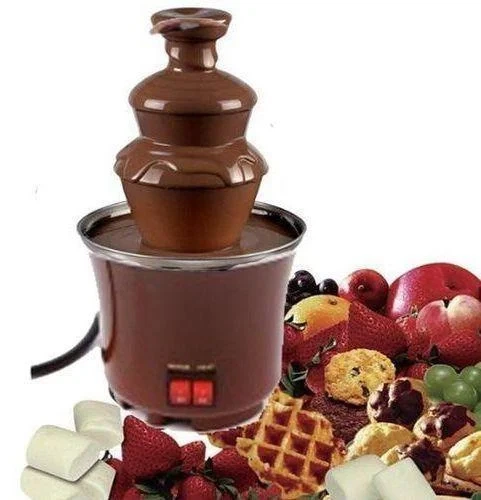 Мини шоколадный фонтан-фондюшница Mini Chocolate Fondue Fountain Grandio - Фото 6 Мини шоколадный фонтан-фондюшница Mini Chocolate Fondue Fountain Grandio - изображение 6