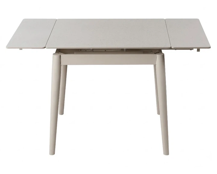Стол раскладной ProDobro AVENTO CERAMIC 80(130)*80 белый/кашемир - изображение 2