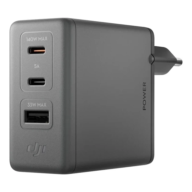 Сетевое зарядное устройство DJI Power Charging Combo 140W GaN (CP.DY.00000232.01) - изображение 3