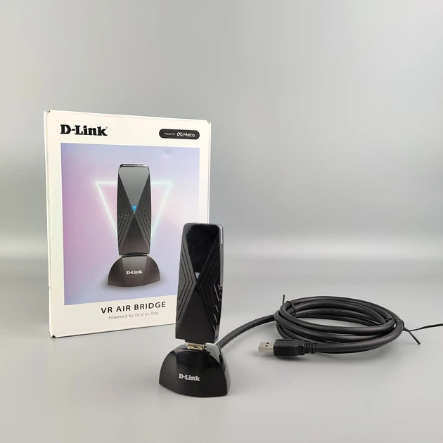 Беспроводной VR-адаптер D-Link DWA-F18 VR Air Bridge / Wi-Fi 6 AX1800 / Black (102332273) - Б/У - изображение 7