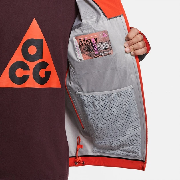 Куртка мужская Nike Acg Gore Tex S Оранжевый CV0634-891 - Фото 8 Куртка мужская Nike Acg Gore Tex S Оранжевый CV0634-891 - изображение 8