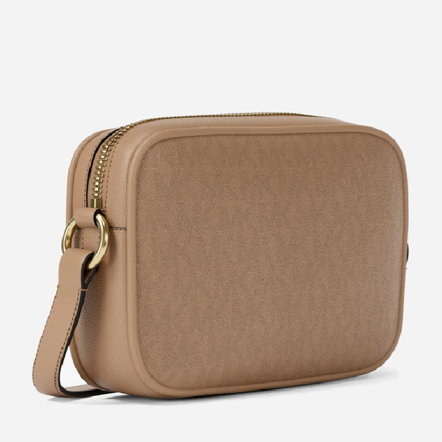 Сумка кросс-боди через плечо женская маленькая Michael Kors Jet Set Small Signature Logo Camera Crossbody Бежевя (199125135909) - Фото 4 Сумка кросс-боди через плечо женская маленькая Michael Kors Jet Set Small Signature Logo Camera Crossbody Бежевя (199125135909) - изображение 4