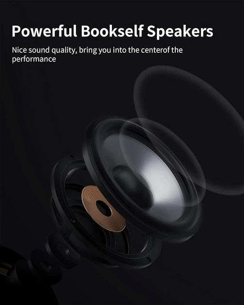 Вінтажний програвач вінілових платівок, Bluetooth HiFi програвач з динаміками - зображення 7