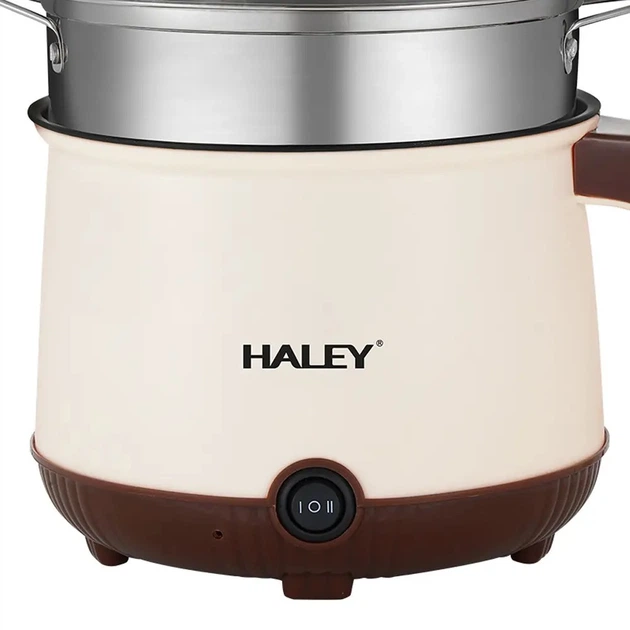 Мини-электрокастрюля HALEY HY-503 — компактная многофункциональная электрическая кастрюля для приготовления пищи (08491) - изображение 2