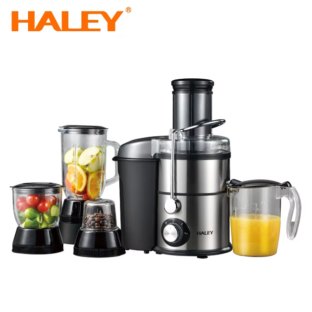 Соковыжималка HALEY HY-973 4 в 1 — многофункциональная электрическая соковыжималка для фруктов и овощей (03640) - изображение 11