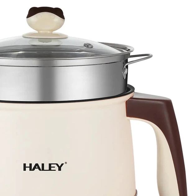 Мини-электрокастрюля HALEY HY-503 — компактная многофункциональная электрическая кастрюля для приготовления пищи (08491) - изображение 4