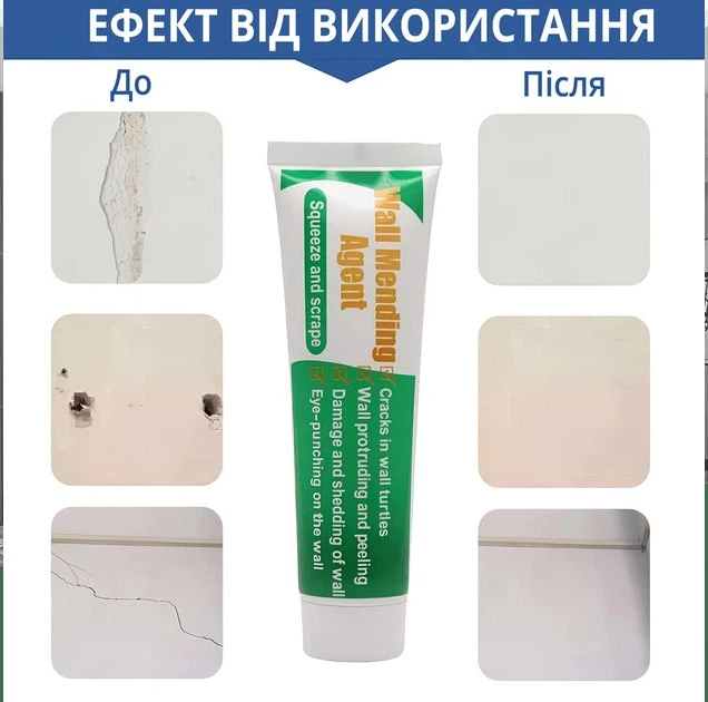 Паста для заделки щелей и трещин в стене Wall Mending Agent (0680) - изображение 2