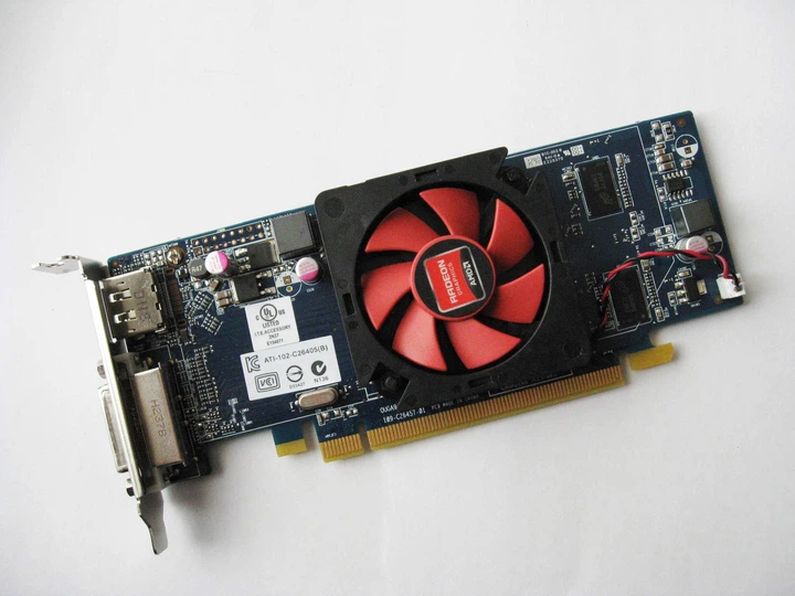 Відеокарта Dell Radeon HD 7470 1GB GDDR3 LP низькопрофільна, б/в - изображение 2