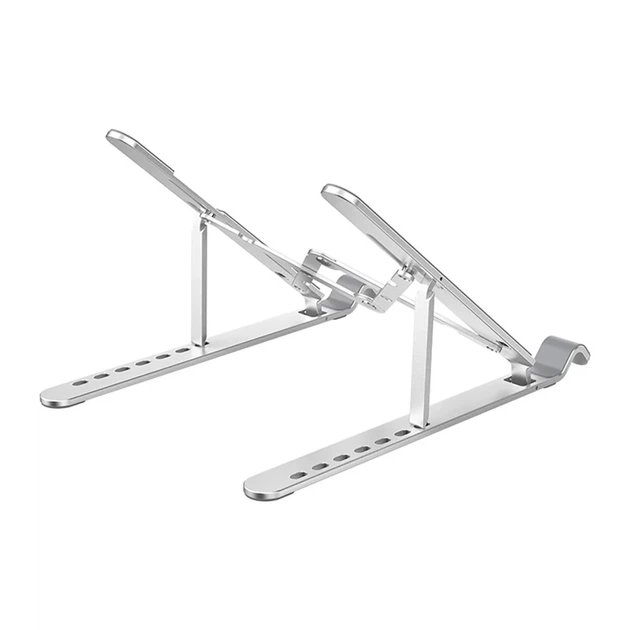 Подставка для ноутбука Orico PFB-A21 11-17" регулируемая складная Silver (6942886205305) - изображение 2