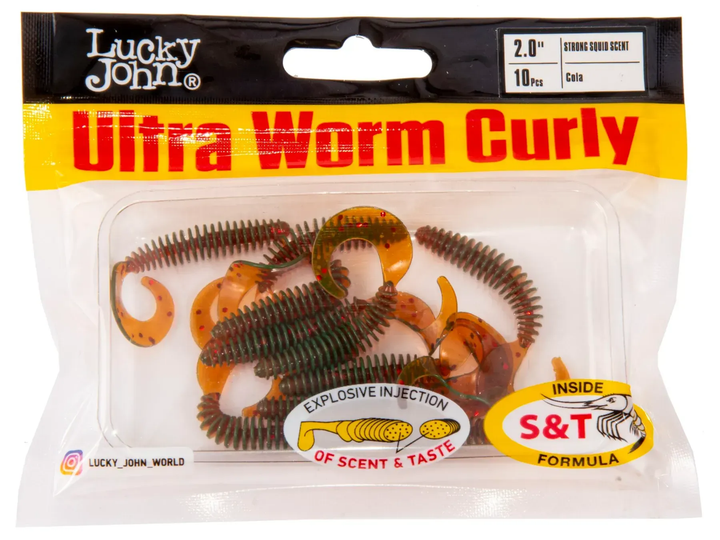 Твістер їстівний штучний ULTRAWORM CURLY LJ Pro Series 2"/ PA16 *10 шт/уп 140198-PA16 - Фото 3 Твістер їстівний штучний ULTRAWORM CURLY LJ Pro Series 2"/ PA16 *10 шт/уп 140198-PA16 - изображение 3
