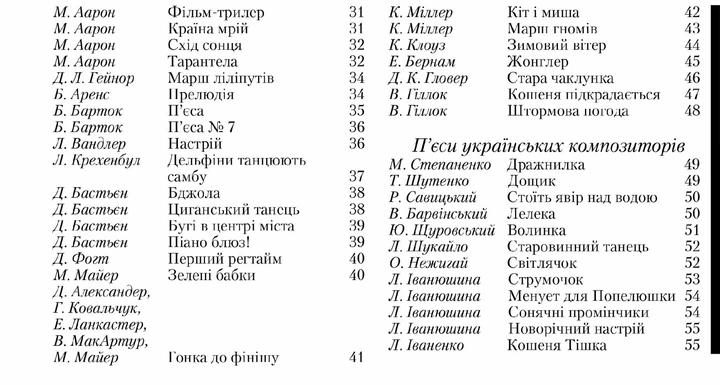 Журнал "Музична школа". Випуск 167. Фортепіано для 1-2 років навчання (014167) - изображение 3