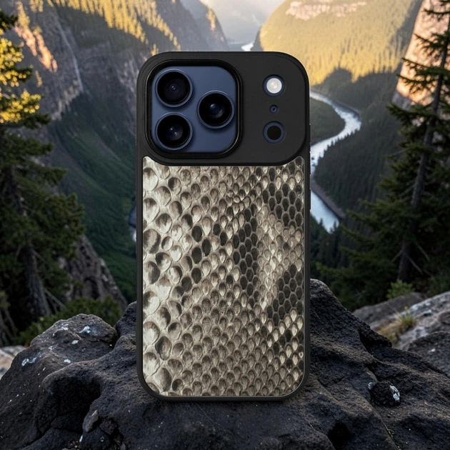 Накладка SkinBacker Mini Python Scales для Apple iPhone 17 Pro Натуральный (80711) - Фото 3 Накладка SkinBacker Mini Python Scales для Apple iPhone 17 Pro Натуральный (80711) - изображение 3