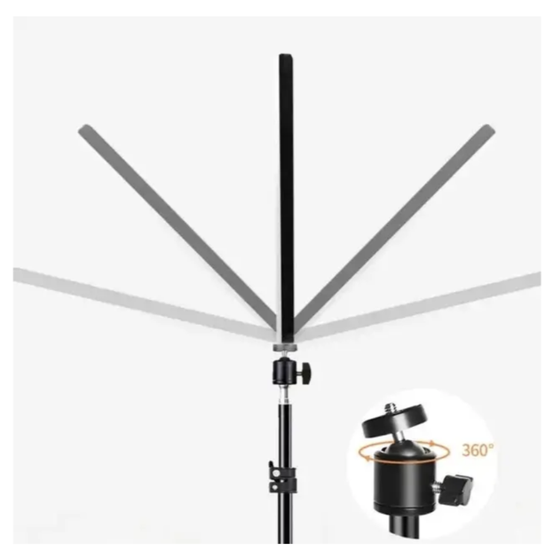 Студийная LED лампа PL-26 23×16 см USB 2700–6500K Ra>95 Светодиодное освещение для фото и видеосъемки Предметный фотосветильник на штатив - Фото 6 Студийная LED лампа PL-26 23×16 см USB 2700–6500K Ra>95 Светодиодное освещение для фото и видеосъемки Предметный фотосветильник на штатив - изображение 6