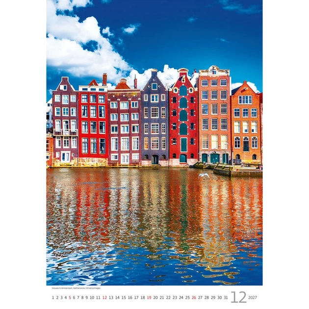 Календарь настенный Helma 2027 Europe, 31,5x45 см (N123-27) - Фото 5 Календарь настенный Helma 2027 Europe, 31,5x45 см (N123-27) - изображение 5