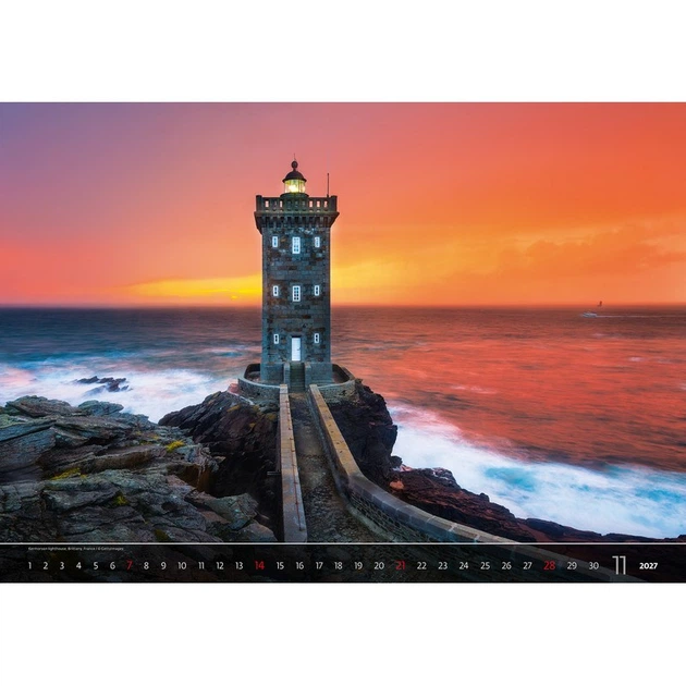 Календарь настенный Helma 2027 By the Sea, 48,5x33,4 см (N264-27) - изображение 6