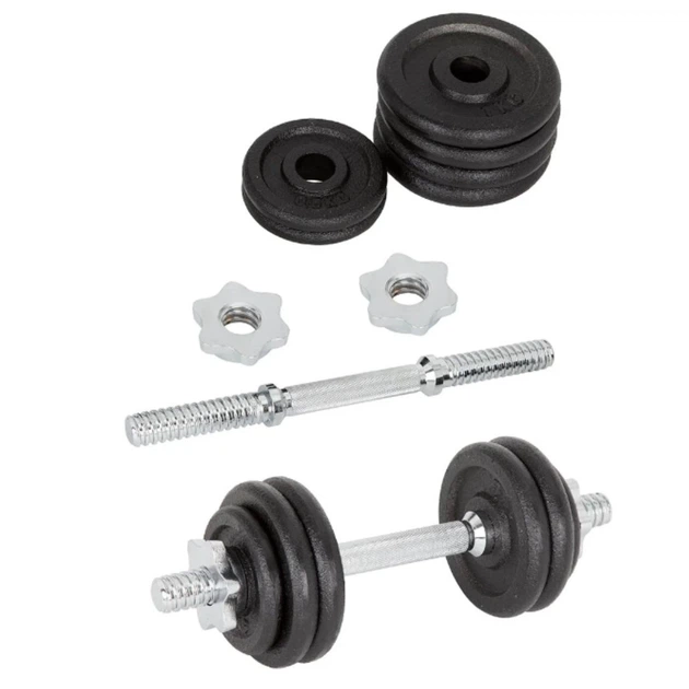 Гантель набірна 15кг 1шт LiveUp DUMBELL SET (LS2311-15) - зображення 3