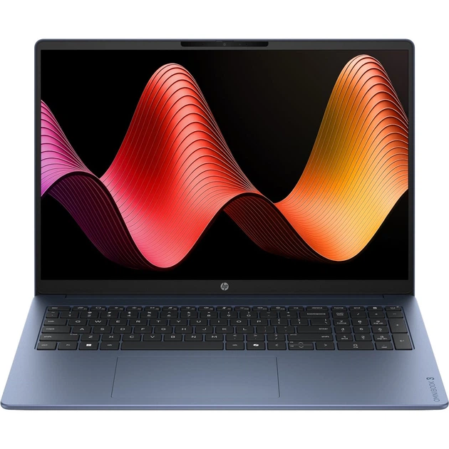Ноутбук HP OmniBook 3 16-by0037ua 16" 2K IPS AMD Ryzen 16 ГБ для роботи та навчання Синій (DM8H3EA) - зображення 2