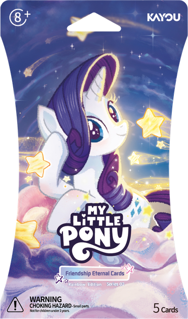 Zestaw kart Kayou My Little Pony: Frendship Eternal Cards - Rainbow Edition - Gold Blister 24 szt. (6937187413931) - obraz 6