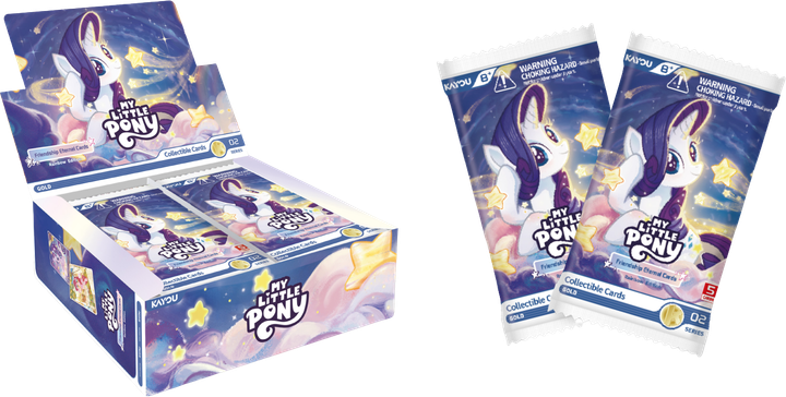 Zestaw kart Kayou My Little Pony: Frendship Eternal Cards - Rainbow Edition - Gold Booster 20 szt. (6937187413955) - obraz 7