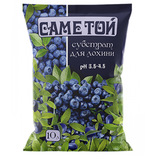 Грунт для голубики «Саме Тот» 10 л - готовый кислый субстрат для голубики, черники и вереска - Фото 1 Грунт для голубики «Саме Тот» 10 л - готовый кислый субстрат для голубики, черники и вереска - изображение 1